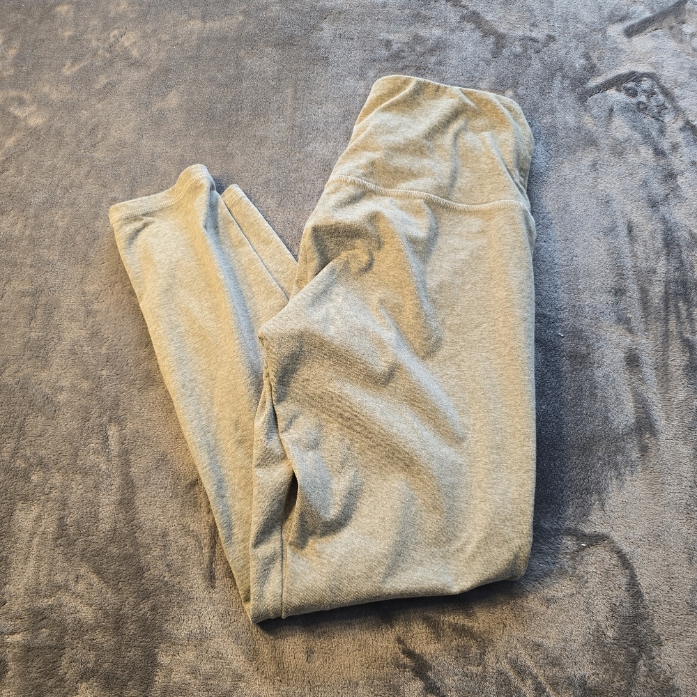 Zobha High Rise Light Green/Gray Leggings Size Medium